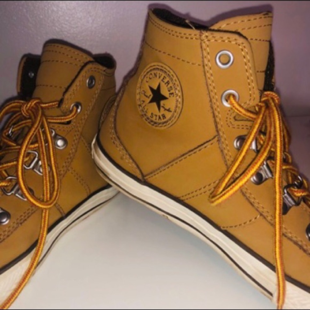 Leather Converse
